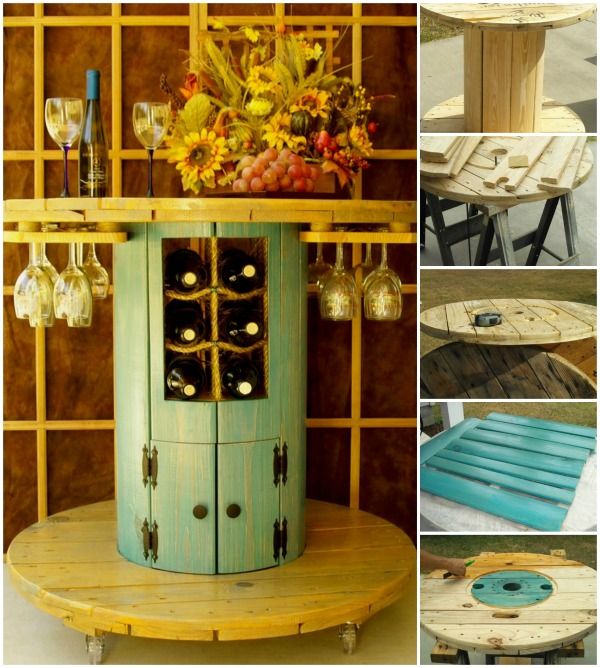 15 Diy Wood Wire Spool Furniture Ideas And Tutorials