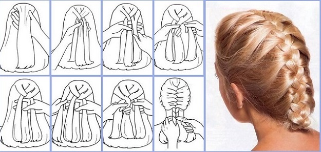 How To Make French Braid Hairstyle Tutorial Wow Thumbs Up