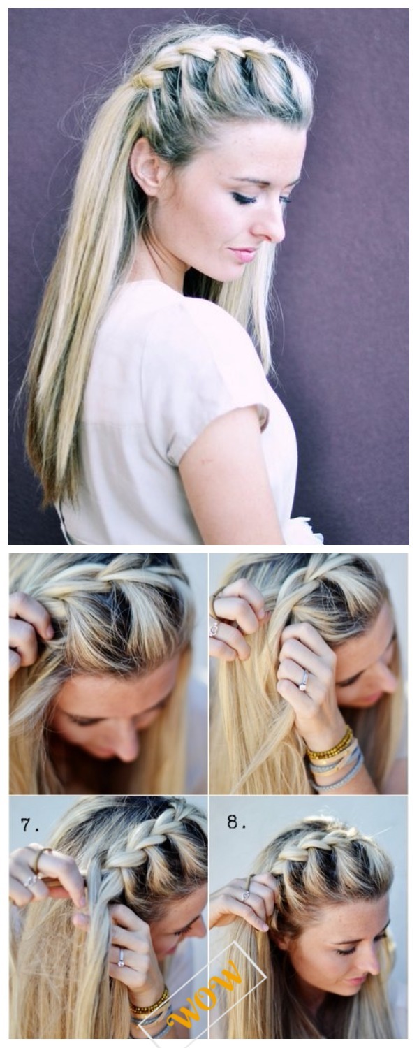 Diy Stunning French Braid Hairstyles Half Up Side French