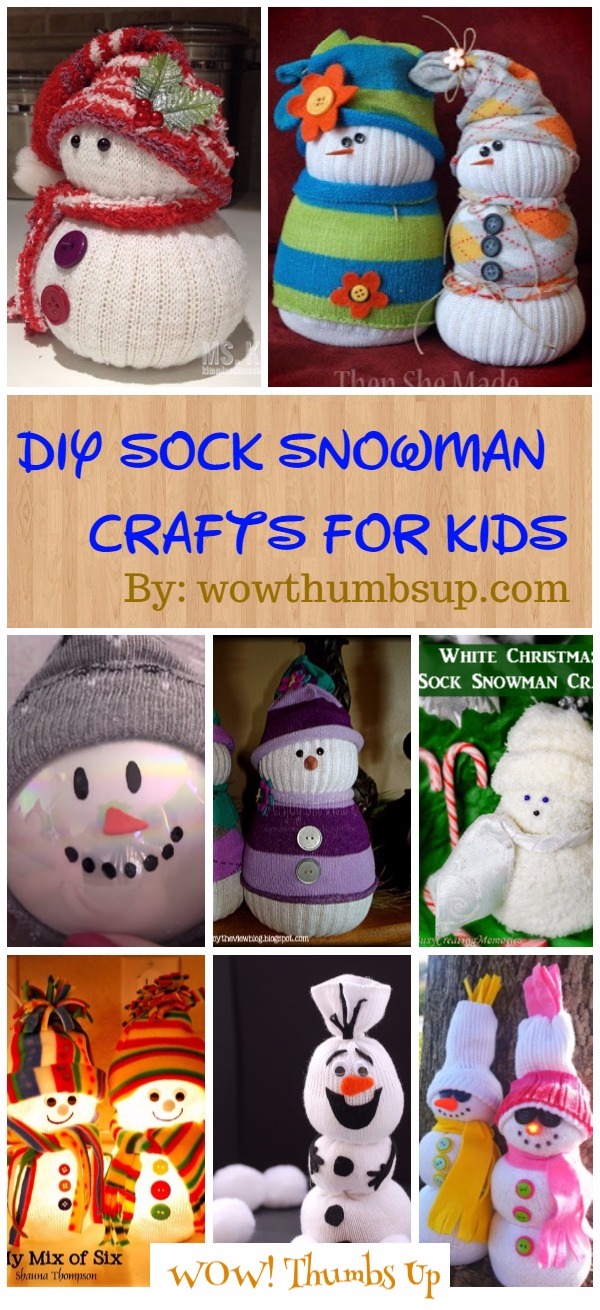 How to Make an Easy Sock Snowman Craft - This Pixie Creates