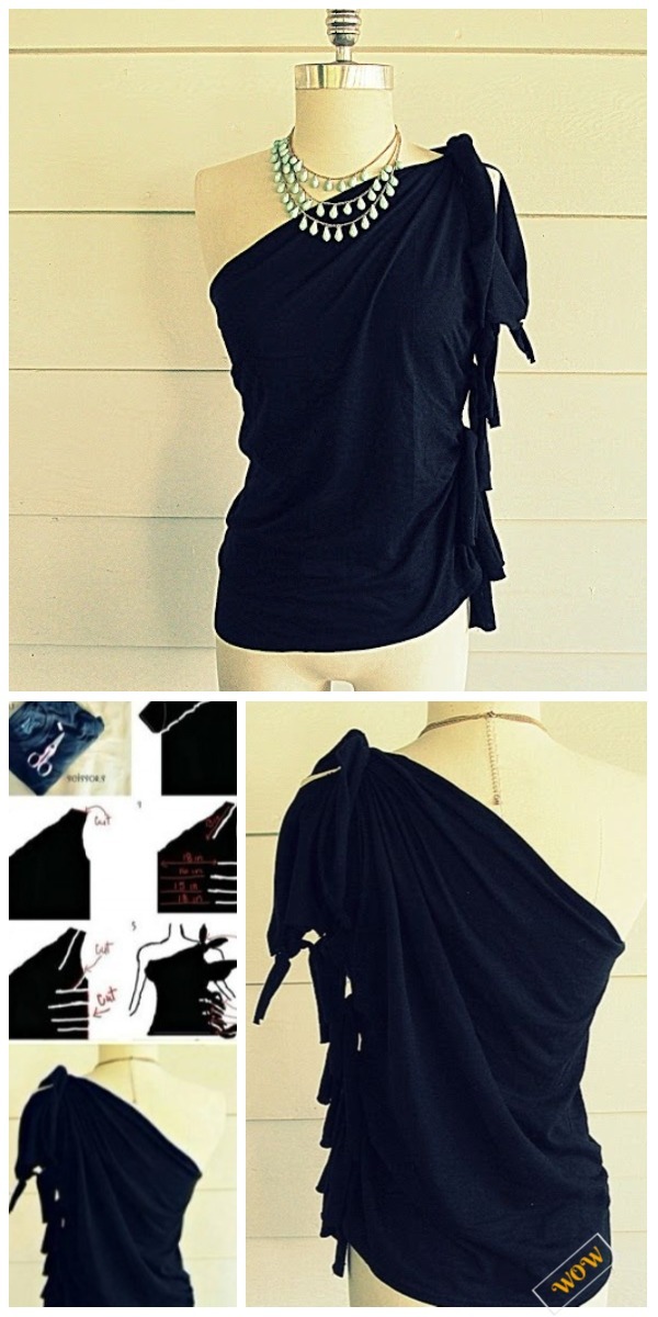 Chic T-shirt Refashion Ideas with DIY Tutorials