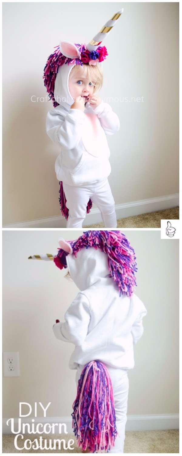 DIY Halloween Costume Free Sew Patterns & Tutorials -DIY Unicorn ...